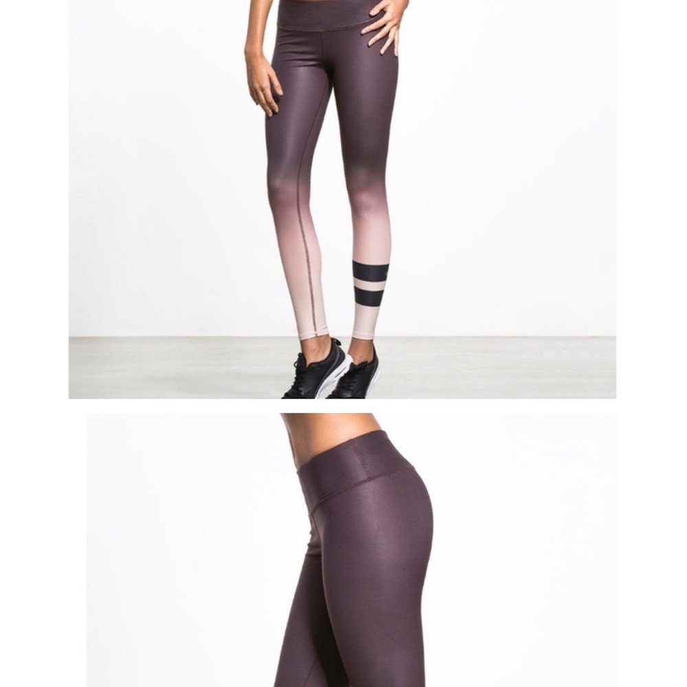 Alo Yoga Airbrush Ombre Leggings in Mink Gradient Sz S